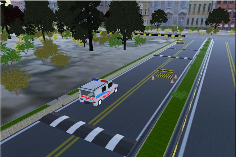 Police Car Patroling