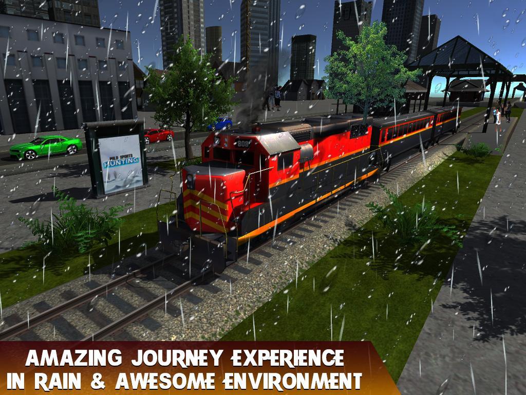 3D City Passenger Train Driver