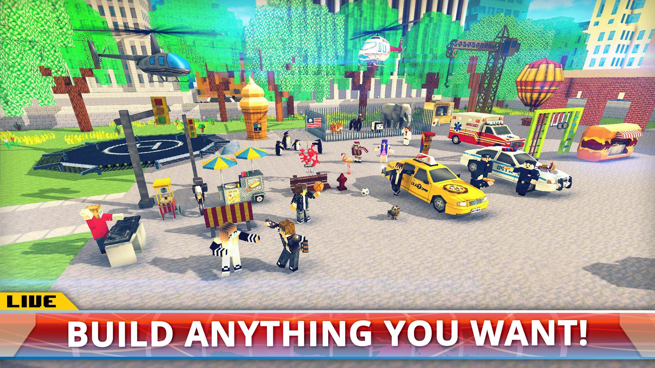 New York City Craft: Blocky NYC Building Game 3D