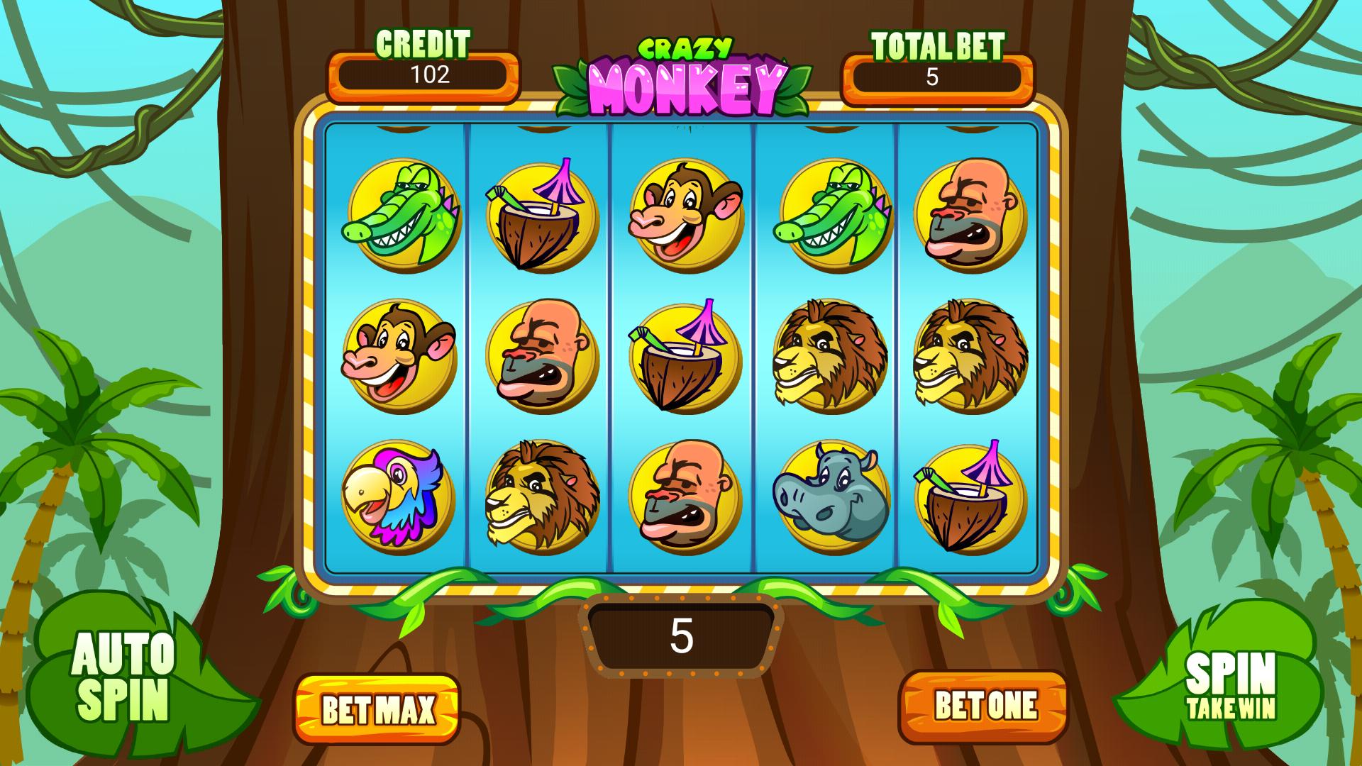 Crazy Mokey Slot Machine