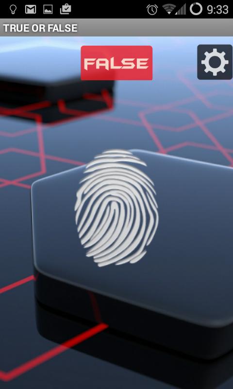 Fake lie detector joke scan