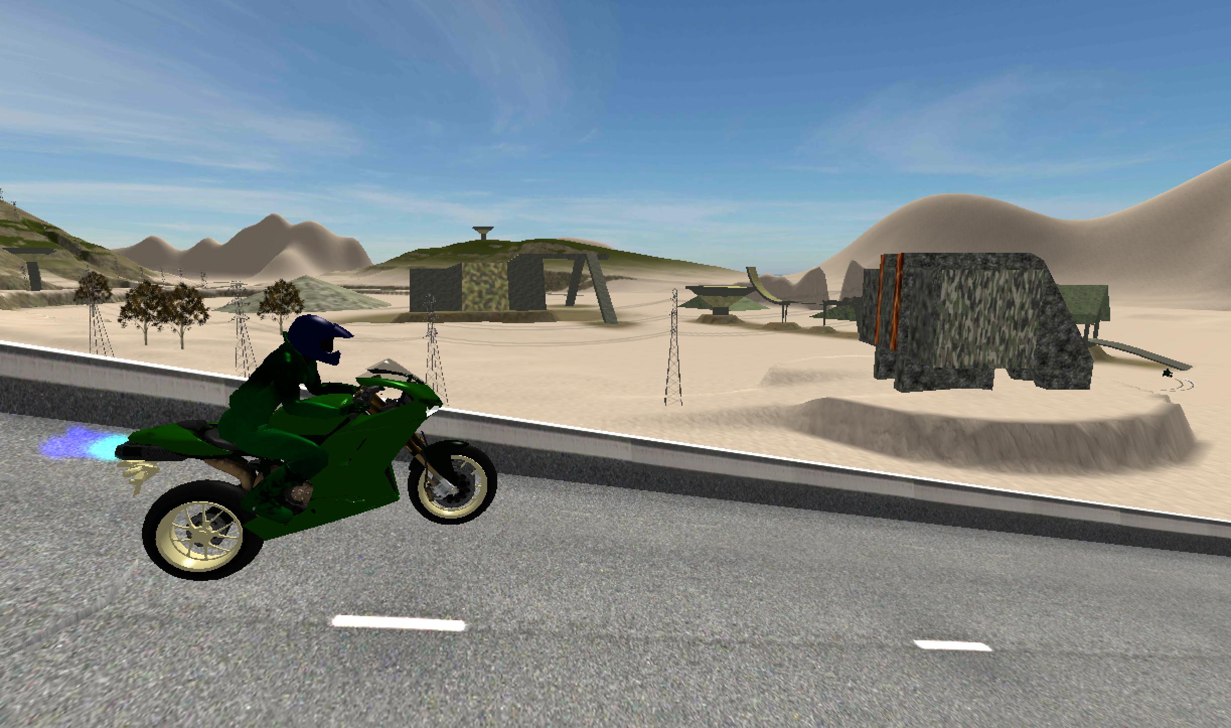 Military Motorbike Simulator