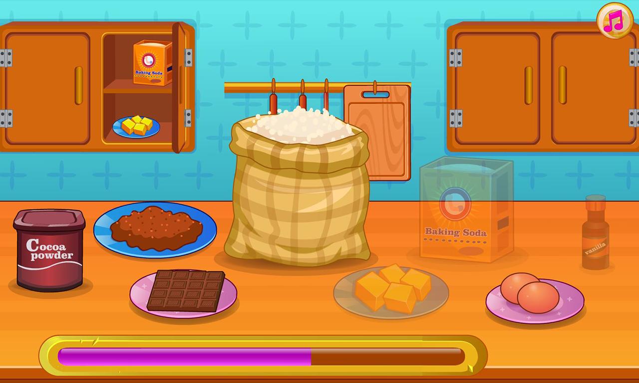 Cooking chocolate cookie