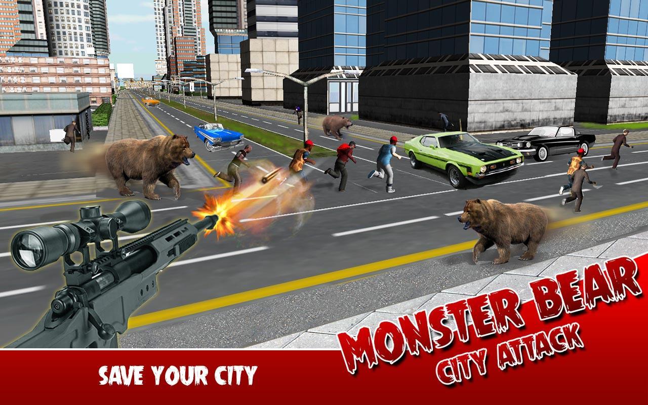 Monster Bear: City Attack