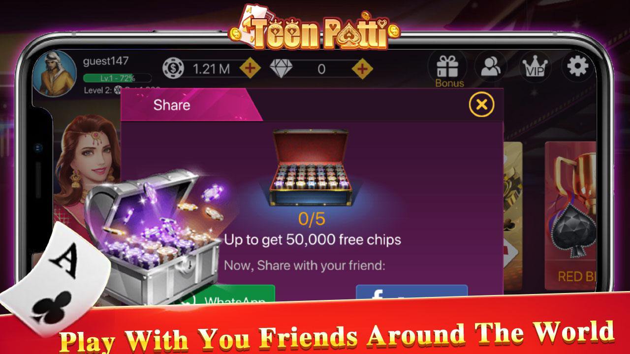Teen Patti Tour - 3 Patti Indian Poker Card Game