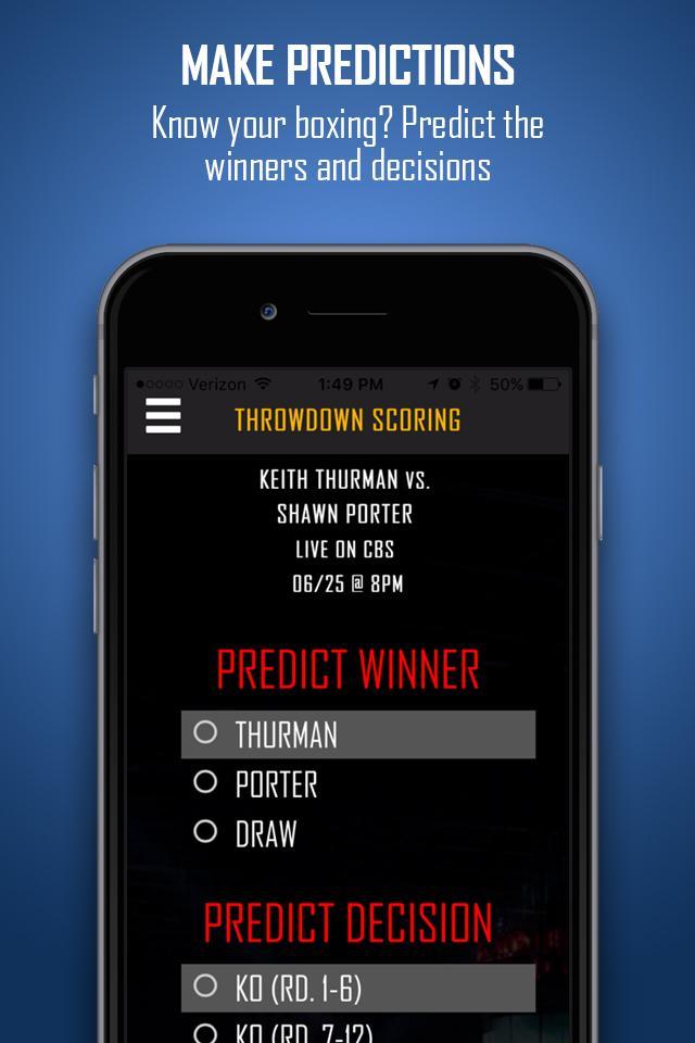 Throwdown Scoring