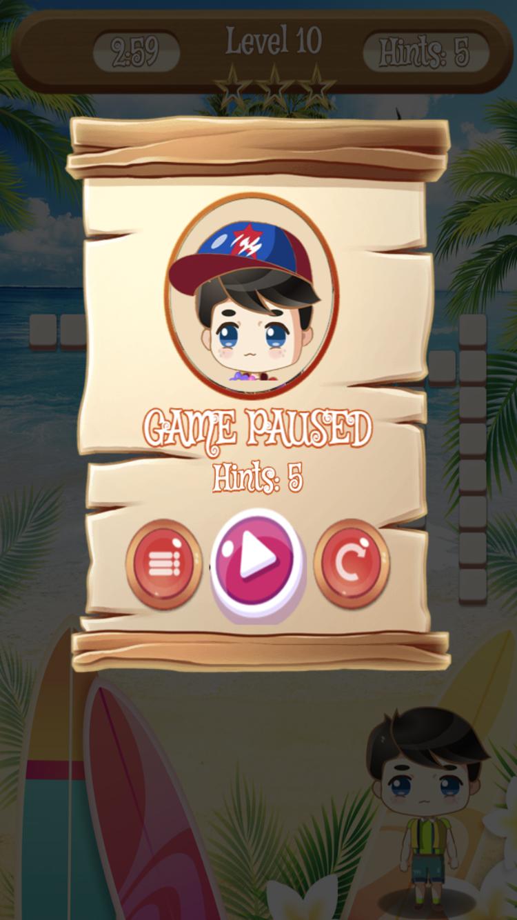 Beach Crossword puzzle