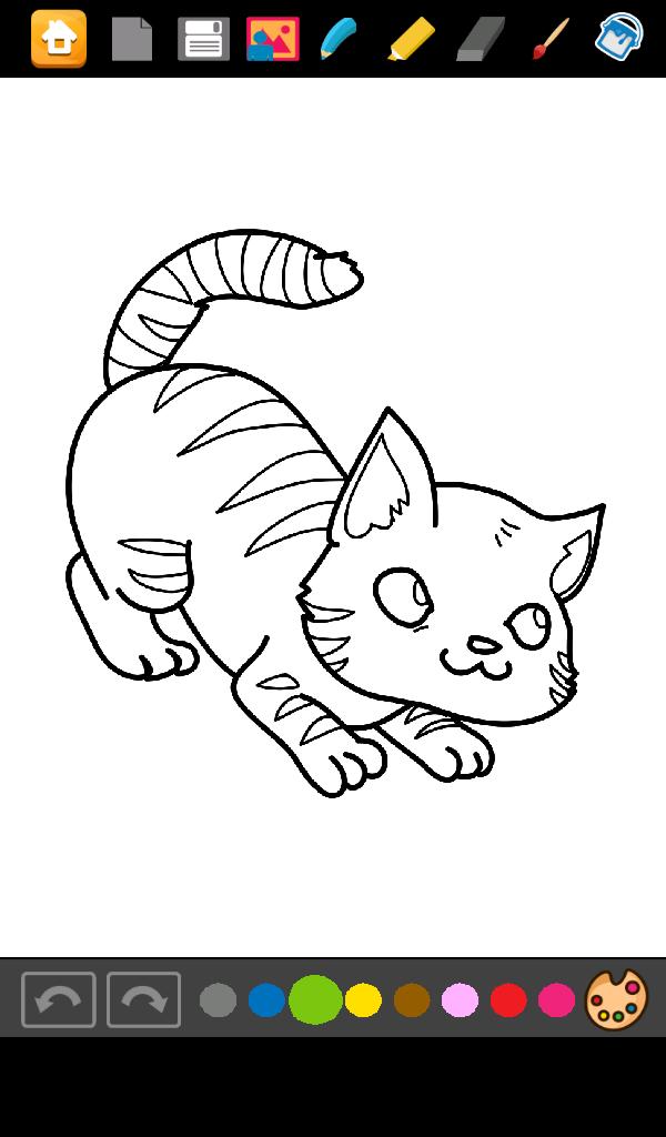 Domestic Cats Coloring