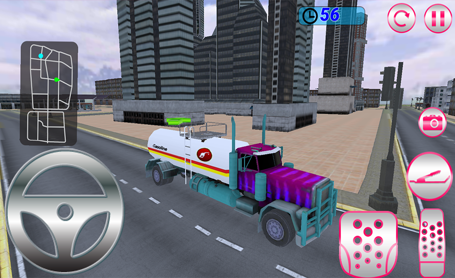 Pink Gas Delivery Game