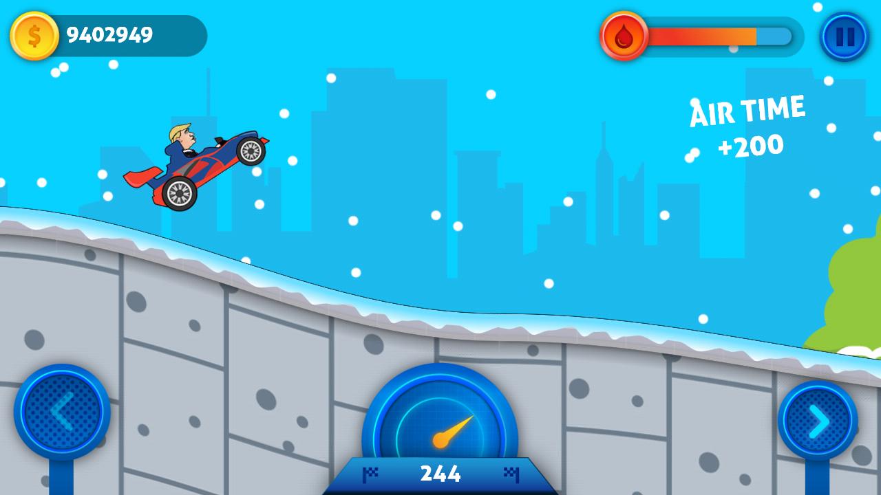 Trump Hill Climb Game