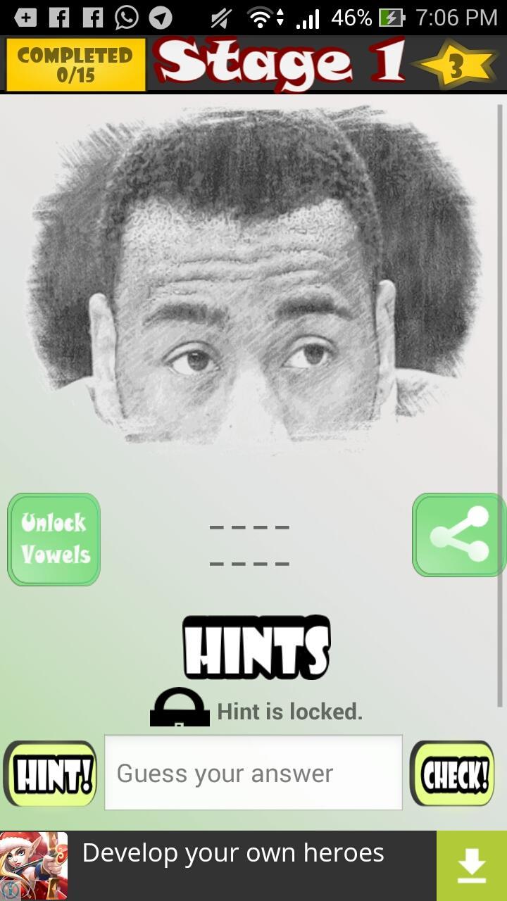 Guess the NBA Player Sketch