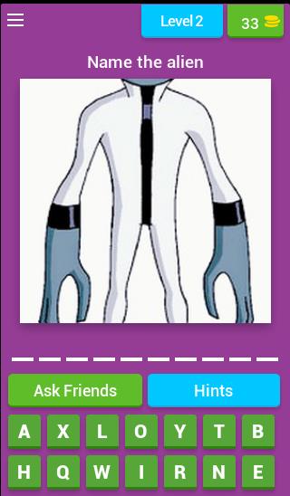 Guess all ben 10 ultimate aliens - alien force