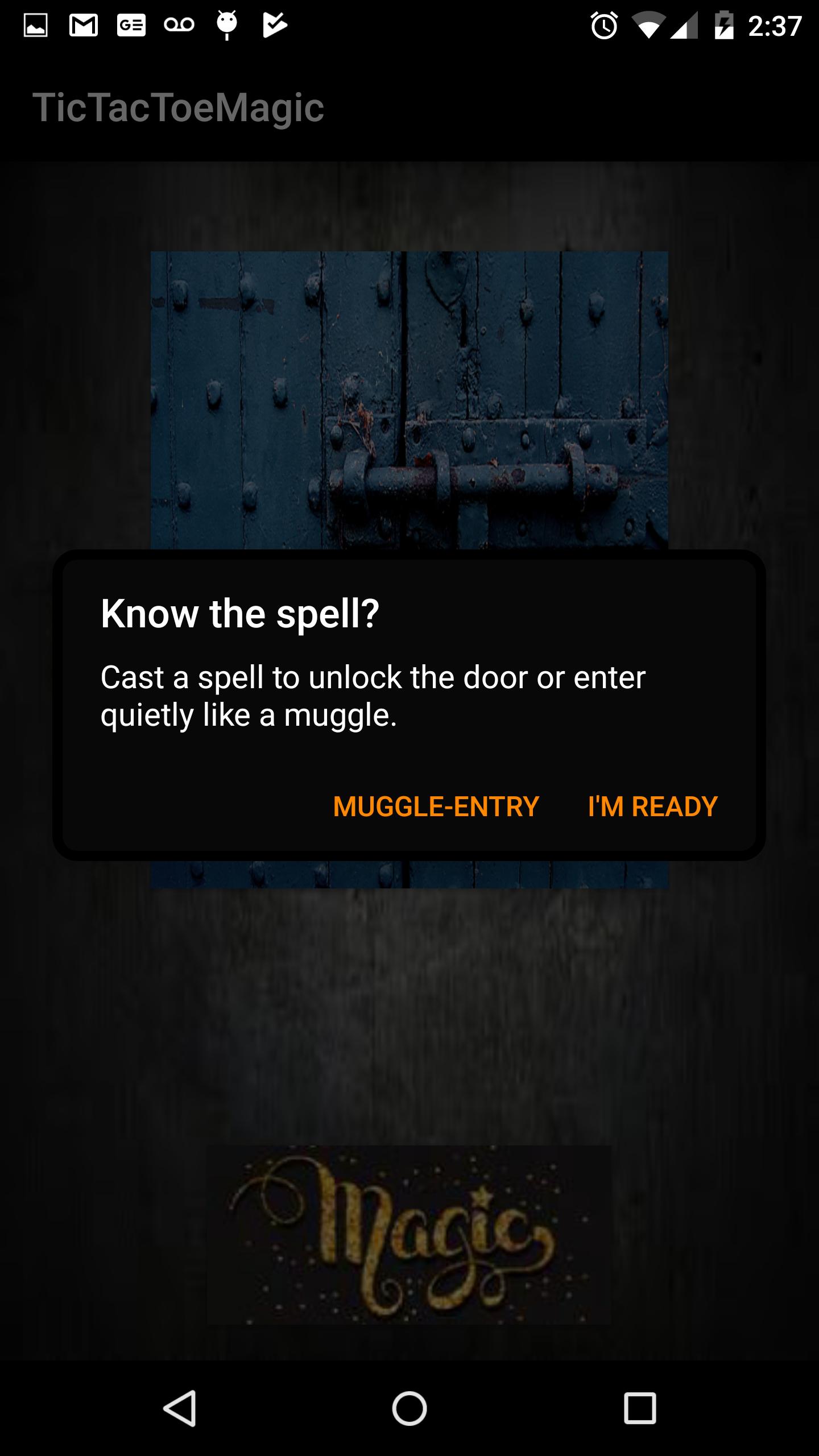 TicTacToeMagic