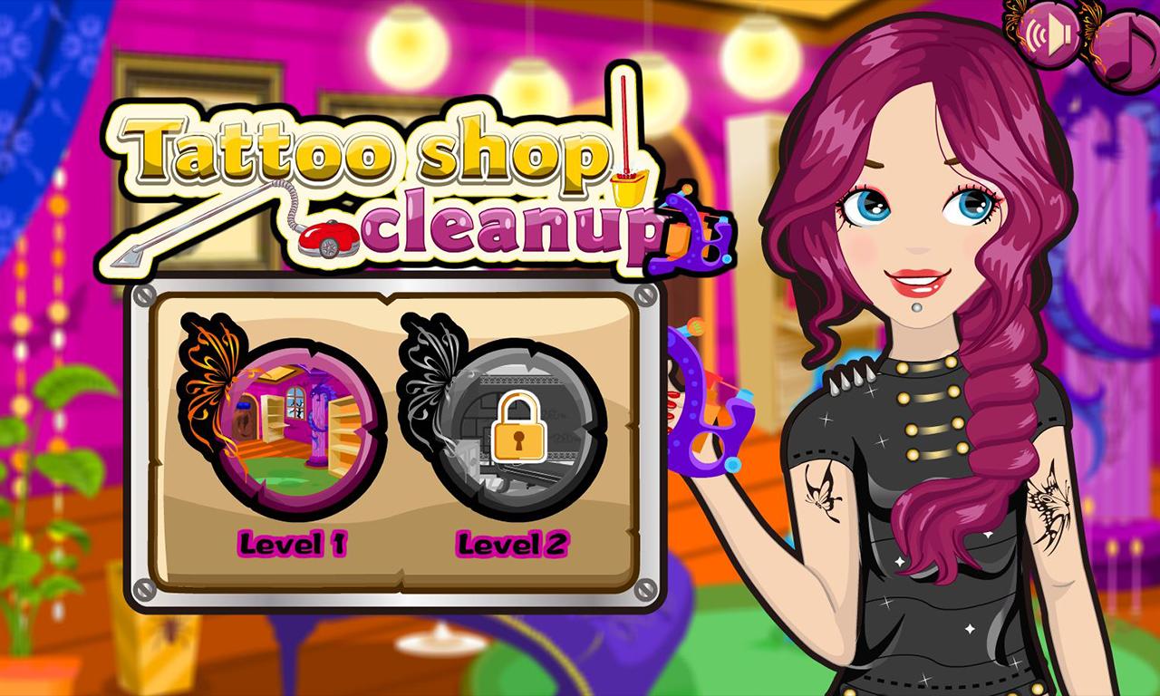 Tattoo shop clean up