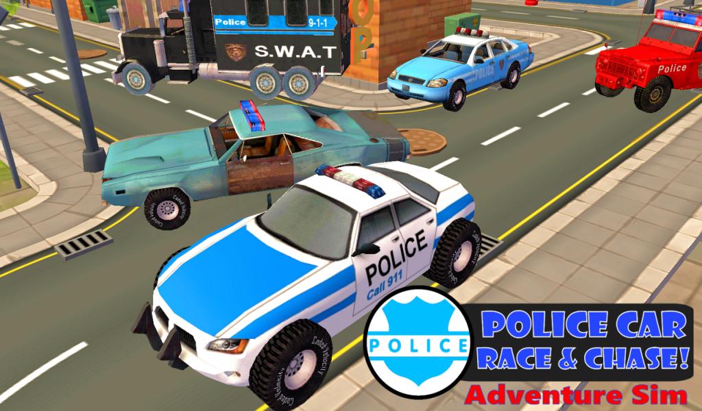Police Car Chase Sim 911 FREE