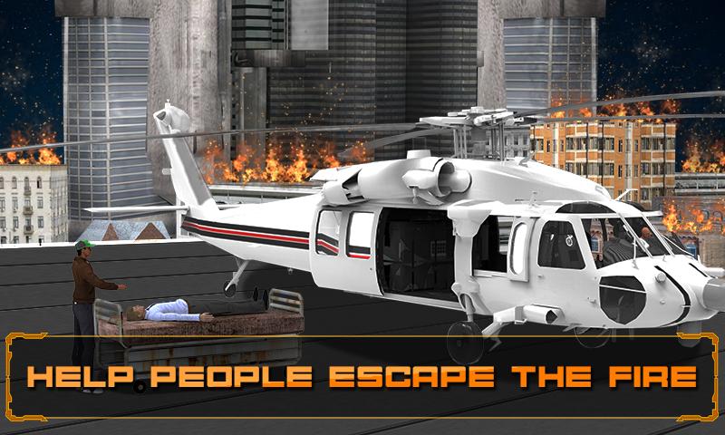 City Helicopter Rescue Flight