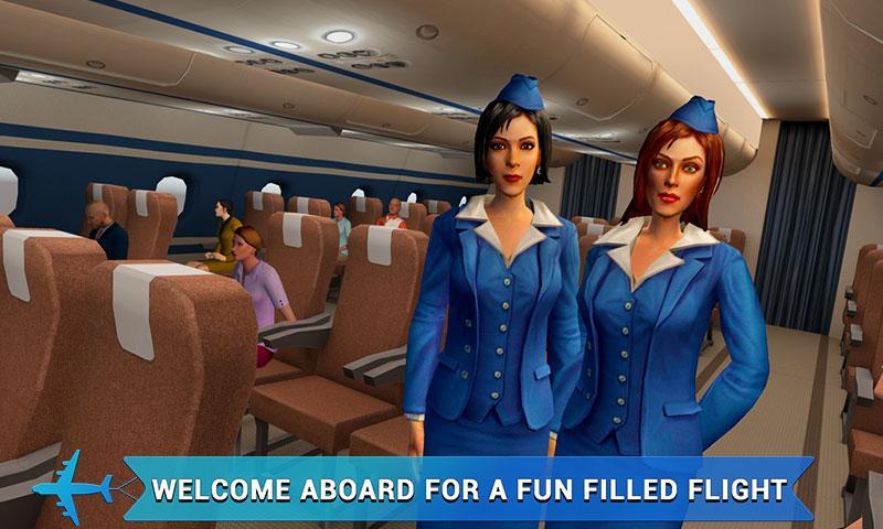 Airplane Flight Attendant -Car