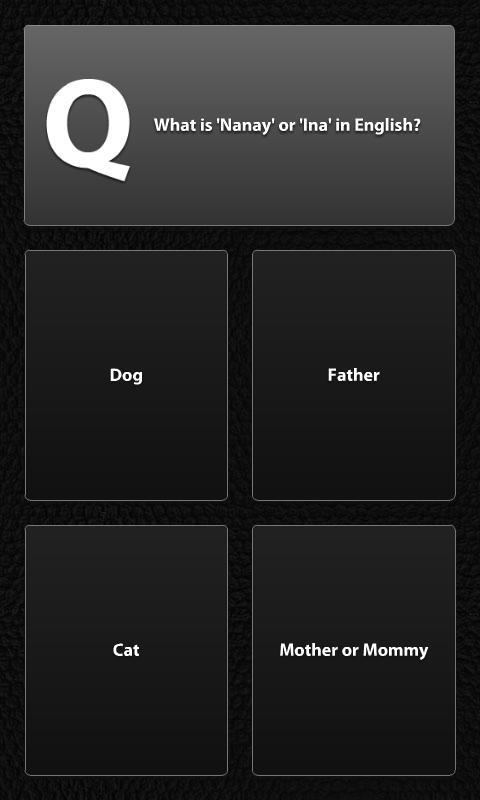 Tagalog Quiz