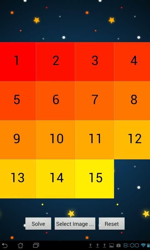 Slider - 15 puzzle